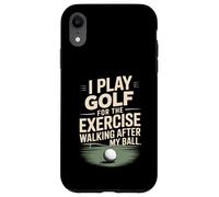 Custodia per iPhone XR Gioco a golf per l'esercizio camminando dopo la mia palla