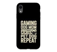 Custodia per iPhone XR Gioco Cane Mamma Pausa Gioco Pet Dog Repeat