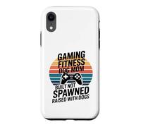 Custodia per iPhone XR Gioco Fitness Cane Mamma Costruito Non Generato Allevato Con I Cani