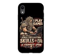 Custodia per iPhone XR Gioco Guerriero Raccolta Teschi Gioco Pc MMO Giochi RPG Gamer