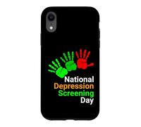 Custodia per iPhone XR Giornata nazionale di screening della depressione - Consapevolezza della salute mentale