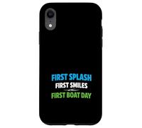 Custodia per iPhone XR Giorno di lancio della barca Primo Splash Boating Season Opener Primavera