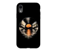 Custodia per iPhone XR Giradischi Vinile Montagne Escursionisti DJ Retro