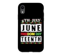 Custodia per iPhone XR Giugno 4 Luglio Giugno Freedom Day 1865 Uomini Donne Kid Fun