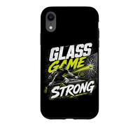 Custodia per iPhone XR Glass Game Strong - Padel Divertente