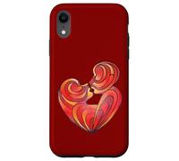 Custodia per iPhone XR Gli amanti si baciano e i loro corpi formano un cuore d"amore