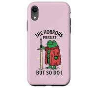 Custodia per iPhone XR Gli orrori persistono ma anche io divertente Tarocchi Rana Rospo