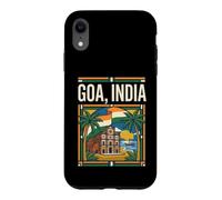 Custodia per iPhone XR Goa India Bandiera Spiaggia Basilica Grafica Viaggio