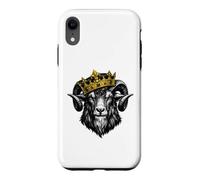 Custodia per iPhone XR Goat Crown King Greatest Of Funny Goat Crowned