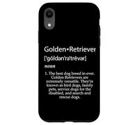 Custodia per iPhone XR Golden Retriever Dog Definition Cute Puppy Golden Retrievers