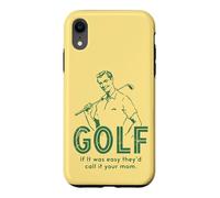Custodia per iPhone XR Golf divertente se fosse facile lo chiamano tua mamma gioco di parole Golf