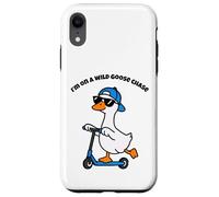 Custodia per iPhone XR Goose Meme Bambini Ragazzi Bambini Bambini Uomini Papà su un Goose Chase