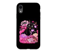 Custodia per iPhone XR Gossip Cats Purr-ty Y2K - Umorismo rosa