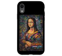 Custodia per iPhone XR Graffiti Mona Lisa Pop Art - Colorful Street Art Masterpiece