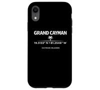 Custodia per iPhone XR Grand Cayman Coordinate Isole Cayman Travel Design