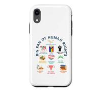 Custodia per iPhone XR Grande fan dei diritti umani | Libertà per tutti l'uguaglianza Design