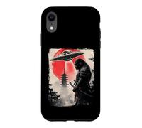 Custodia per iPhone XR Grande Piede Samurai UFO Giappone