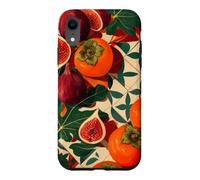 Custodia per iPhone XR Grappolo di frutteto di fichi e cachi