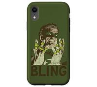 Custodia per iPhone XR Green Lantern Bling Bling