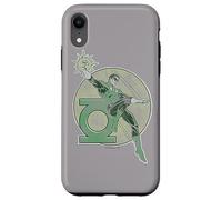 Custodia per iPhone XR Green Lantern Retro Lantern Iron-On