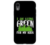 Custodia per iPhone XR Green Planet Sto diventando verde per l'ambiente dei miei figli