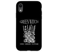 Custodia per iPhone XR Green Witch Cottagecore Tarocchi Strega Estetica Foresta Strega
