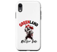 Custodia per iPhone XR Greenland Flag Bear Support Greenland Is Not For Sale