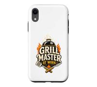 Custodia per iPhone XR Grill Master At Work BBQ Spatula Fire