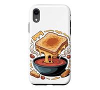 Custodia per iPhone XR Grilled Cheese and Tomato Soup Comfort Food