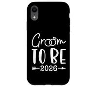 Custodia per iPhone XR Groom to be 2026 Future Husband Bachelor Wedding Matching