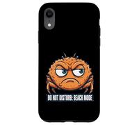 Custodia per iPhone XR Grumpy Crab Summer Break Seaside Humor