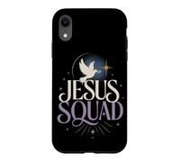 Custodia per iPhone XR Gruppo di preghiera della colomba della fede cristiana di Jesus Squ