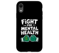 Custodia per iPhone XR Guantoni da boxe per la consapevolezza della salute mentale