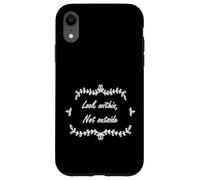 Custodia per iPhone XR Guarda dentro e non fuori