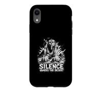 Custodia per iPhone XR Guardie del silenzio La Sfinge del Deserto Egitto Piramidi