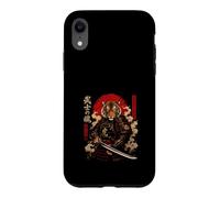 Custodia per iPhone XR Guerriero Tigre Samurai Arte