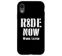 Custodia per iPhone XR Guida la tua bici ora Lavora più tardi