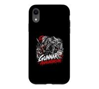 Custodia per iPhone XR Gunnar Hamundarson Viking Warrior Saga Scena
