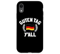 Custodia per iPhone XR Guten Tag Y'all Biergarten Germany Flag German Beer Festival