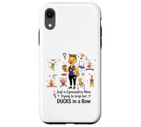 Custodia per iPhone XR Gymnastics Mom Funny Ducks Gymnastics Mama