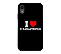 Custodia per iPhone XR Hackathon Amore Divertente Hack Con Evento Codice Hacking Concorso Fan