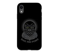 Custodia per iPhone XR "Hail the Pussy" Goth Satan Clothing Gothic Hail Satan