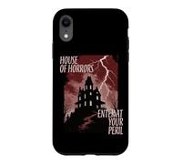 Custodia per iPhone XR Halloween Haunted House Of Horrors Entra a tuo rischio e pericolo