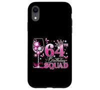 Custodia per iPhone XR Happy 64th Birthday Squad Pink Wine 64 Years Old Queen