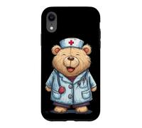 Custodia per iPhone XR Happy Doc Teddy Bear - Costume grafico