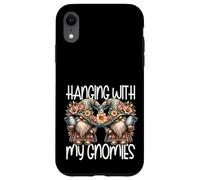 Custodia per iPhone XR Happy Easter Graphic For Women And Kids Floral Spring Gnomes