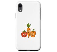 Custodia per iPhone XR Happy Garden Harvest Trio