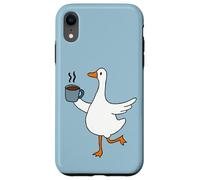 Custodia per iPhone XR Happy Silly Goose Coffee