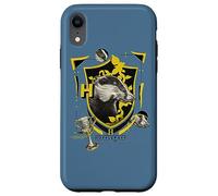 Custodia per iPhone XR Harry Potter Hufflepuff Magicial Mischief Level Up Crest