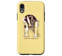 Custodia per iPhone XR Harry Potter Hufflepuff Watercolor